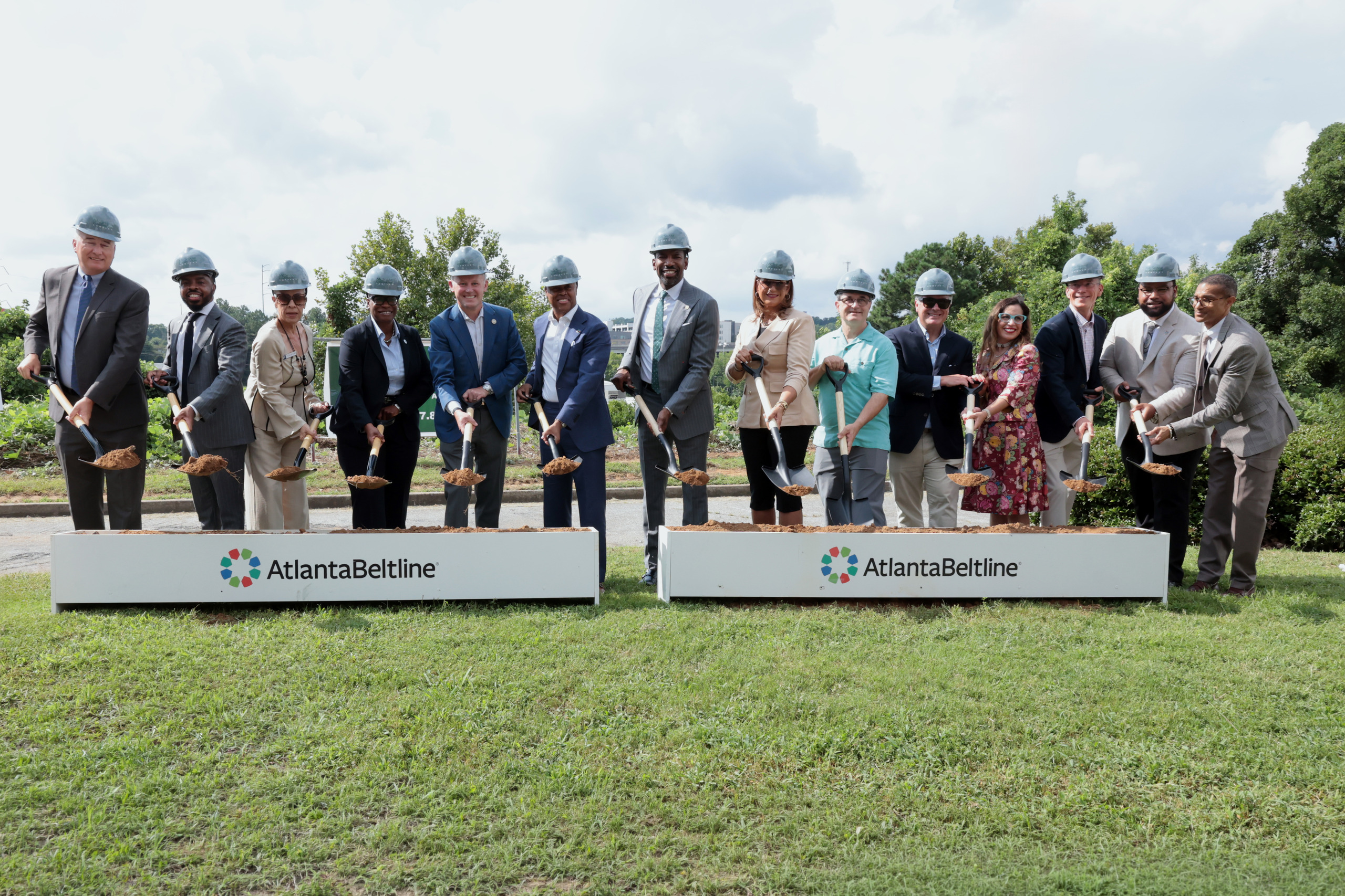 Groundbreaking for Overlook at Garson, a 130-unit affordable housing development near the BeltLine and Lindbergh MARTA.
